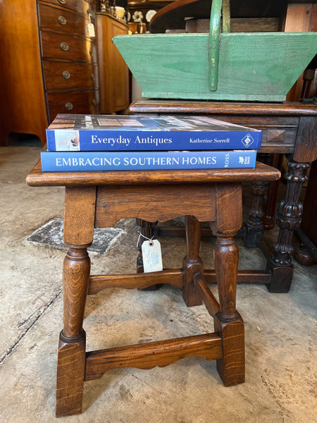 English Oak Joint Stool