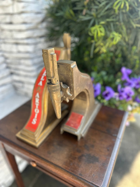 Pair of Stella Artois Beer Taps from a Pub, England