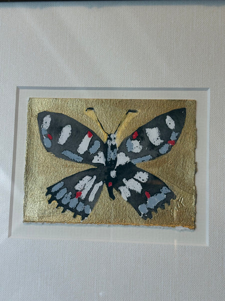 Jean Wilson Freeman Original Black and White Butterfly