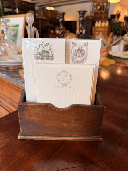 Small Oak Letter Rack