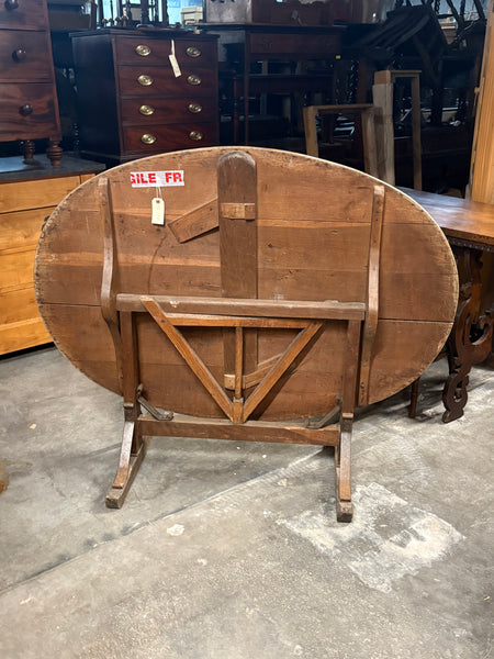 French Bleached Oak Vendange Table