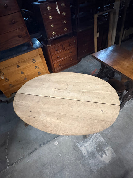 French Bleached Oak Vendange Table