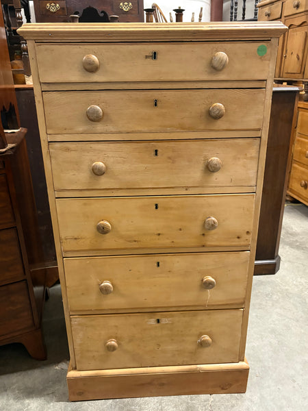 Six-Drawer Pine Chest