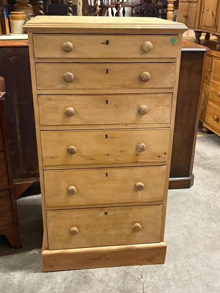 Six-Drawer Pine Chest