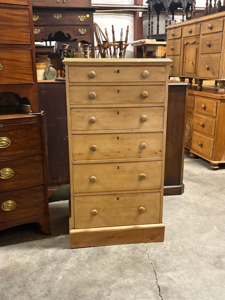 Six-Drawer Pine Chest
