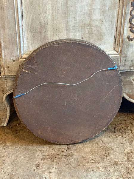 Round Gilt Frame Convex Mirror