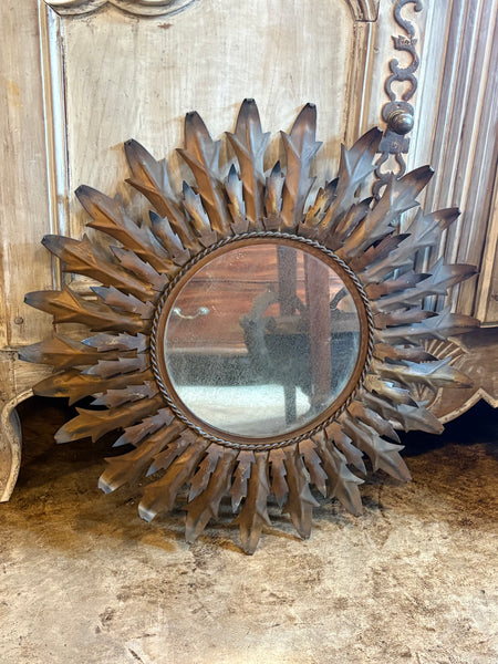 Metal Starburst Mirror