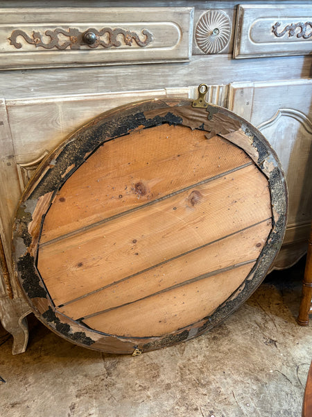 Round Gilt Frame Mirror