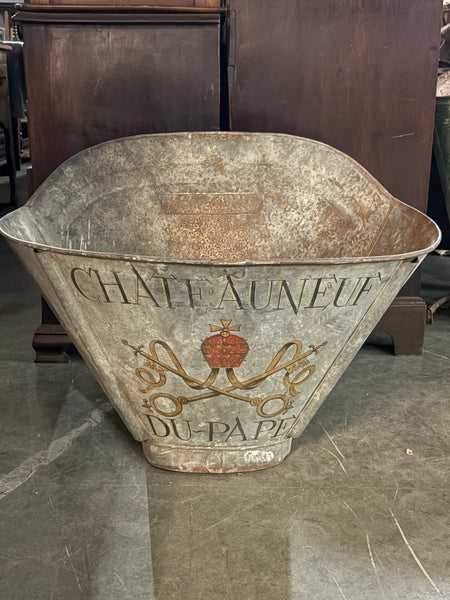 "Chateauneuf Du-Pape" Grape Hod, Galvanized