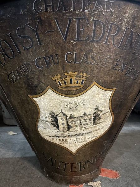 "Chateau Doisy-Vedrines" Grape Hod, Dark Gray