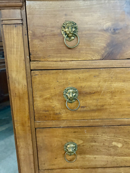 French Panelled Cherry 7-Drawer Directoire Chest