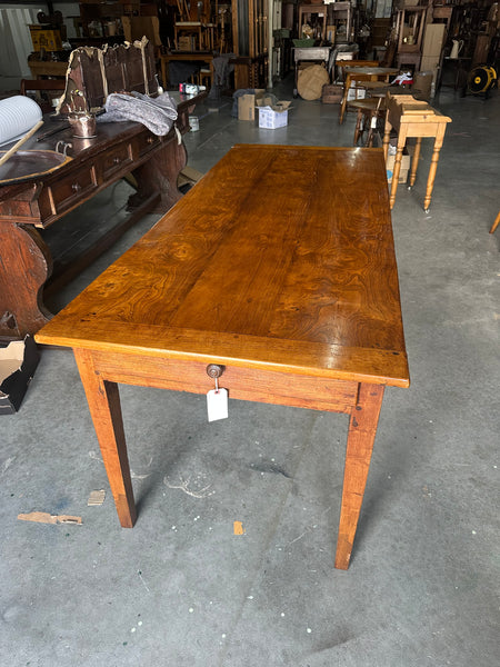 French Elm Farm Table