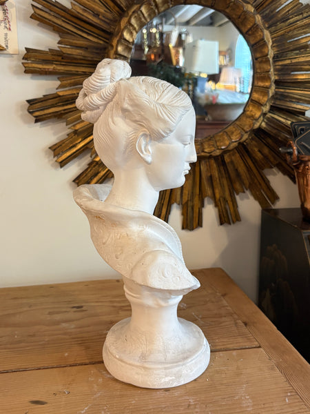 Solid Plaster Bust of a Woman, after Arnoldo Giannelli