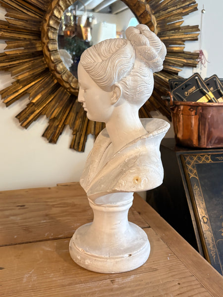 Solid Plaster Bust of a Woman, after Arnoldo Giannelli