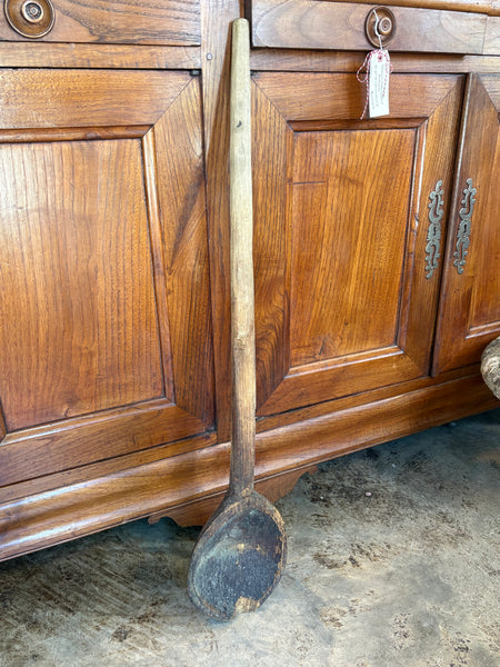 Folk Carved Wooden Spoon