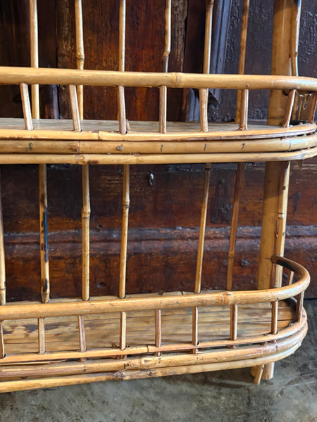 Small Bamboo Wall Shelf