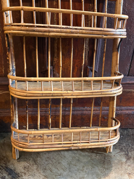 Small Bamboo Wall Shelf