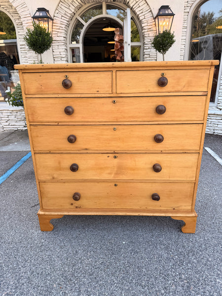 Pine Chest with Contrasting Pulls