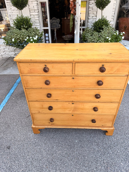 Pine Chest with Contrasting Pulls