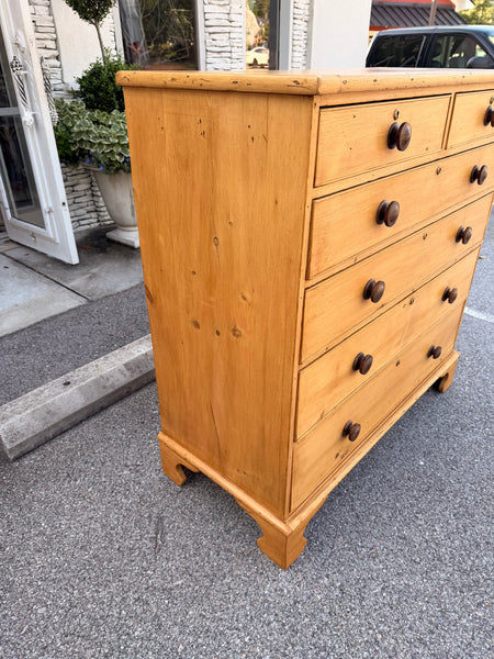 Pine Chest with Contrasting Pulls