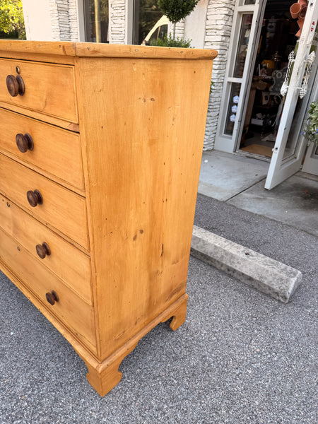Pine Chest with Contrasting Pulls