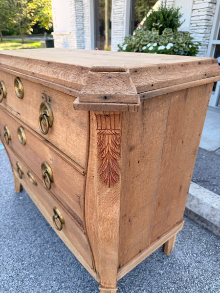 Bleached Oak 3-Drawer Chest