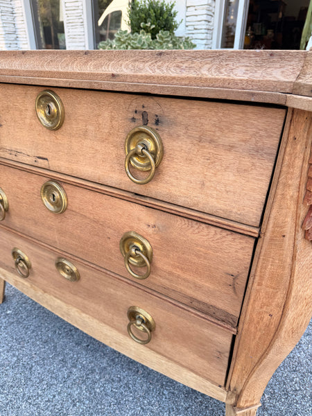 Bleached Oak 3-Drawer Chest