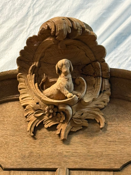 Bleached Oak Dutch Linen Press