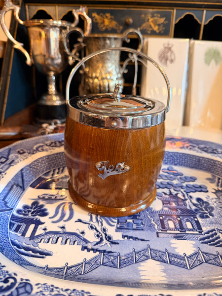Small "Tea" Biscuit Barrel