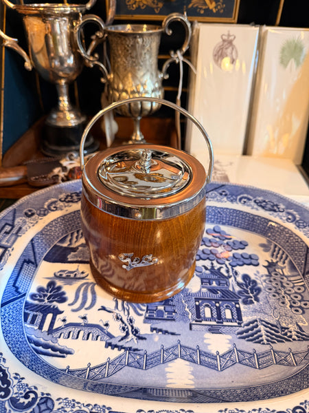 Small "Tea" Biscuit Barrel