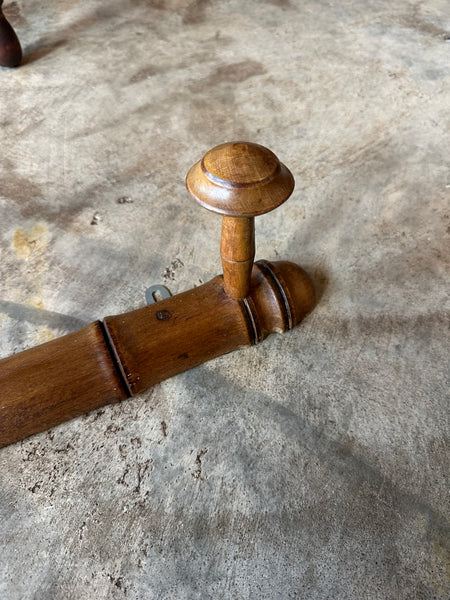 French Faux Bamboo Coat Rack