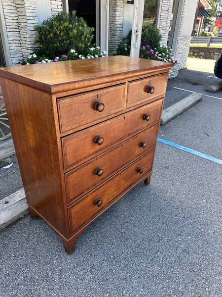 Georgian Oak Chest with Crossbanding