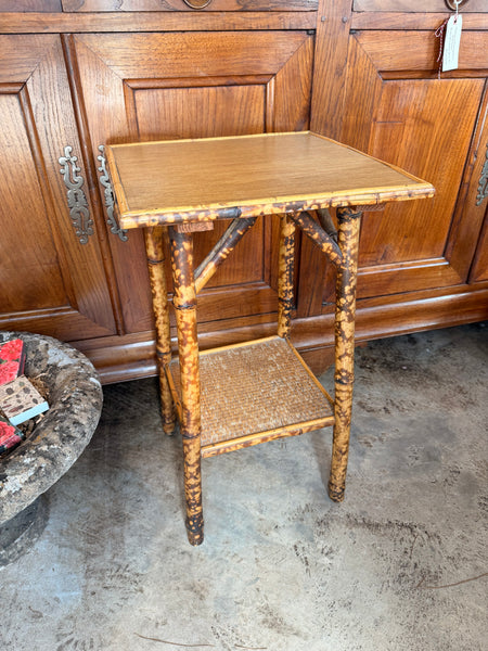 Bamboo Table with Wood Top