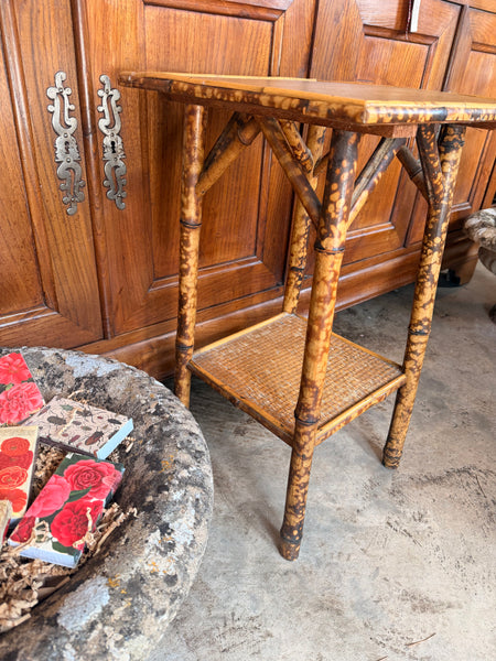 Bamboo Table with Wood Top