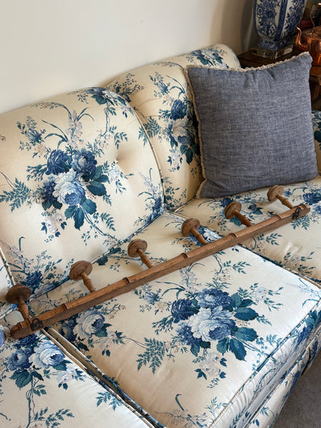 French Faux Bamboo Coat Hooks, 6 Hooks