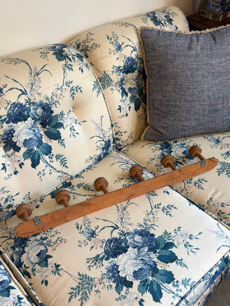 French Faux Bamboo Coat Hooks, 6 Hooks