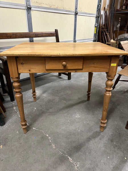 Victorian Pine One-Drawer Side Table