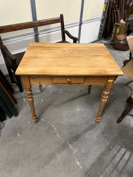 Victorian Pine One-Drawer Side Table