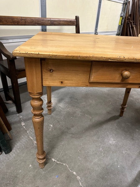 Victorian Pine One-Drawer Side Table