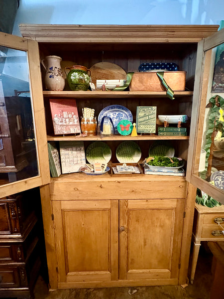 Pine Glazed Cupboard