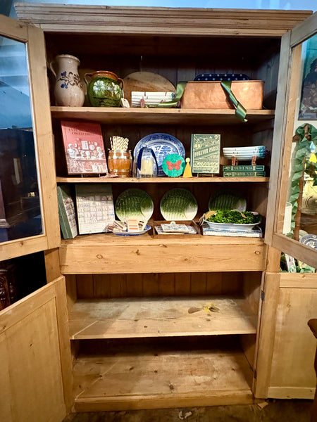 Pine Glazed Cupboard