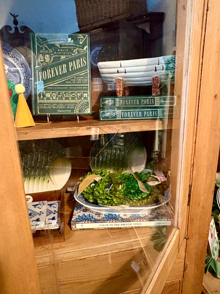 Pine Glazed Cupboard