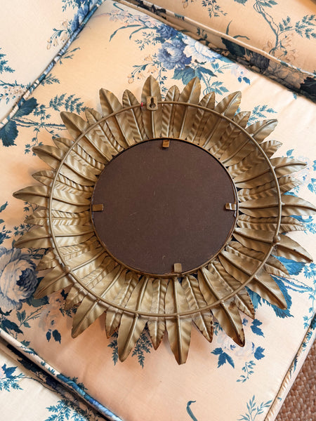 Metal Frame Starburst Mirror