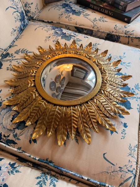Metal Frame Starburst Mirror