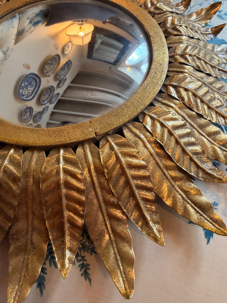 Metal Frame Starburst Mirror