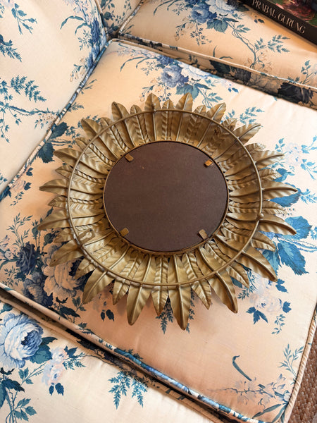 Metal Frame Starburst Mirror