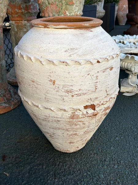 Whitewashed Greek Urn