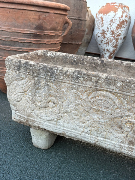 Stone Planter with Feet