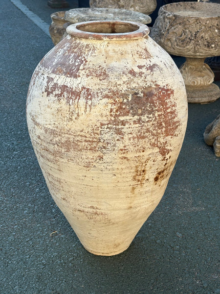 Whitewashed Greek Urn, Small