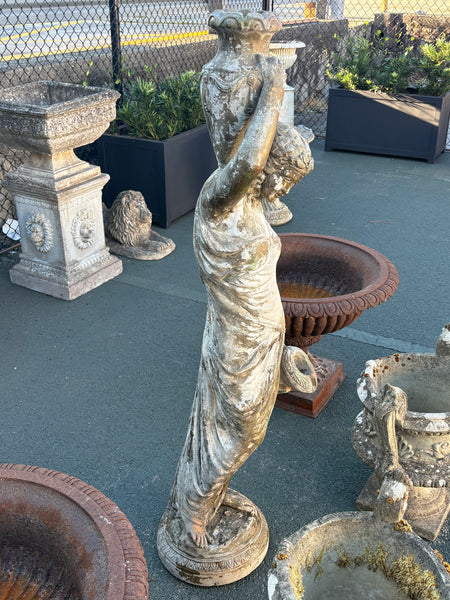 "Woman Carrying Jug" Statue/Fountain